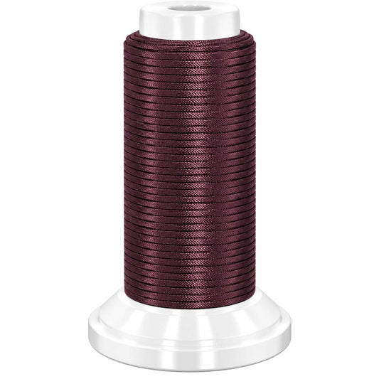 0.8 mm Purple Flat Waxed Polyester Cord/Thread 54.5 yd (50 m) 280-