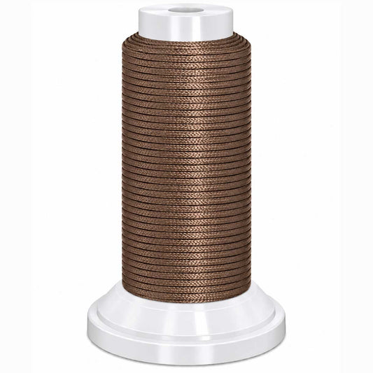 0.8 mm Saddle Brown Flat Waxed Polyester Cord/Thread 54.5 yd (50 m) 280-