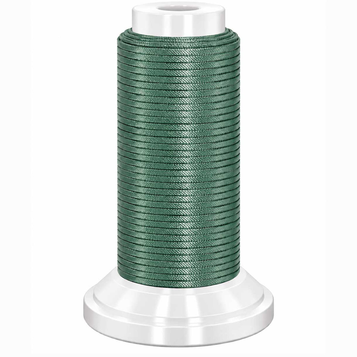 0.8 mm Teal Flat Waxed Polyester Cord/Thread 54.5 yd (50 m) 280-