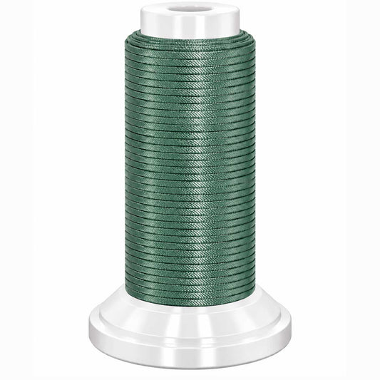 0.8 mm Teal Flat Waxed Polyester Cord/Thread 54.5 yd (50 m) 280-