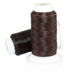 0.8mm Coconut Brown Flat Waxed Polyester Cord/Thread 54.5yd (50m)