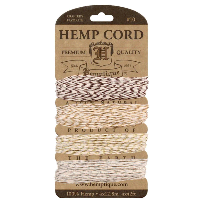 0. 5 mm (1/64") Metallic Vintage Hemp Twine/Cord 162-042