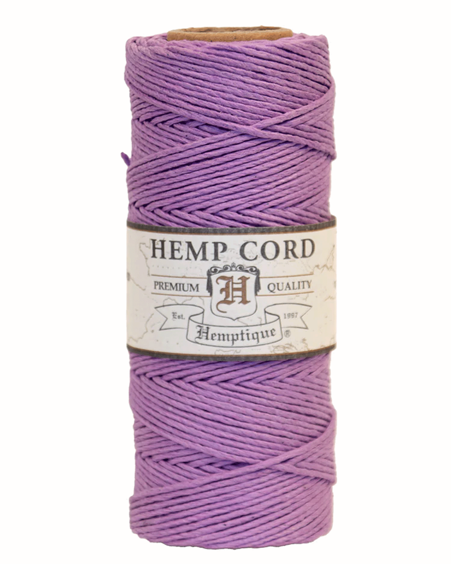 1 mm (3/64") Lavender Hemp Twine/Cord Spool 62.5 m (205 ft)