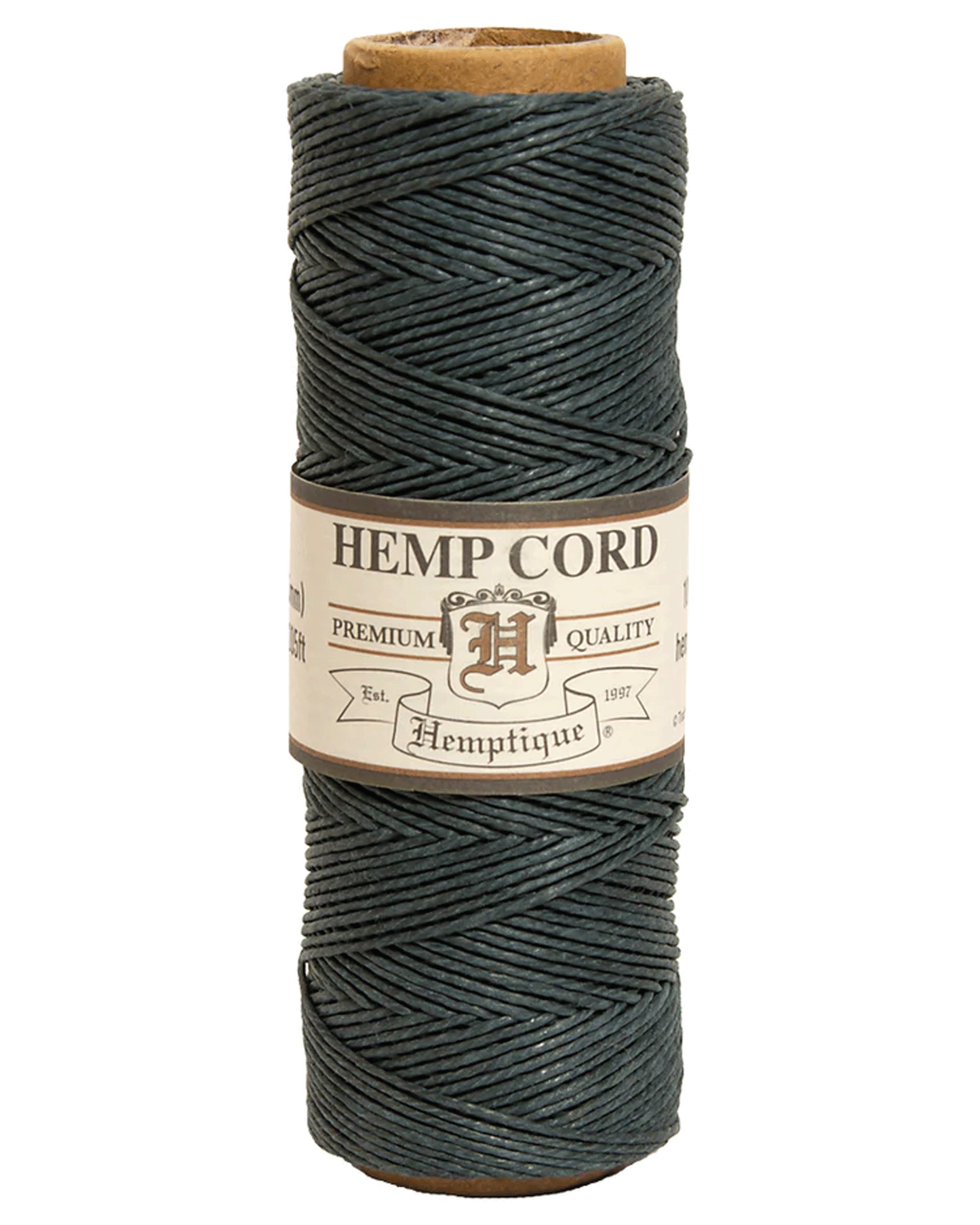 0.5 mm (1/64") Gray Hemp Twine/Cord Spool 62.5 m (205 ft)