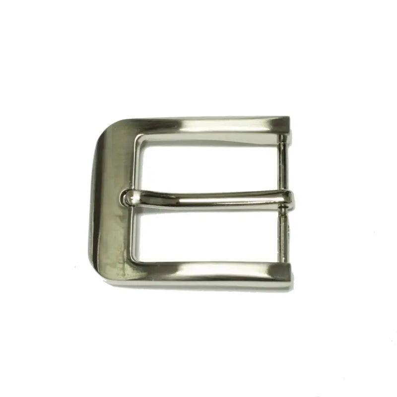 1 1/4 Inch Nickel Plated Silver Belt Buckle (1 Pack)  paracordwholesale