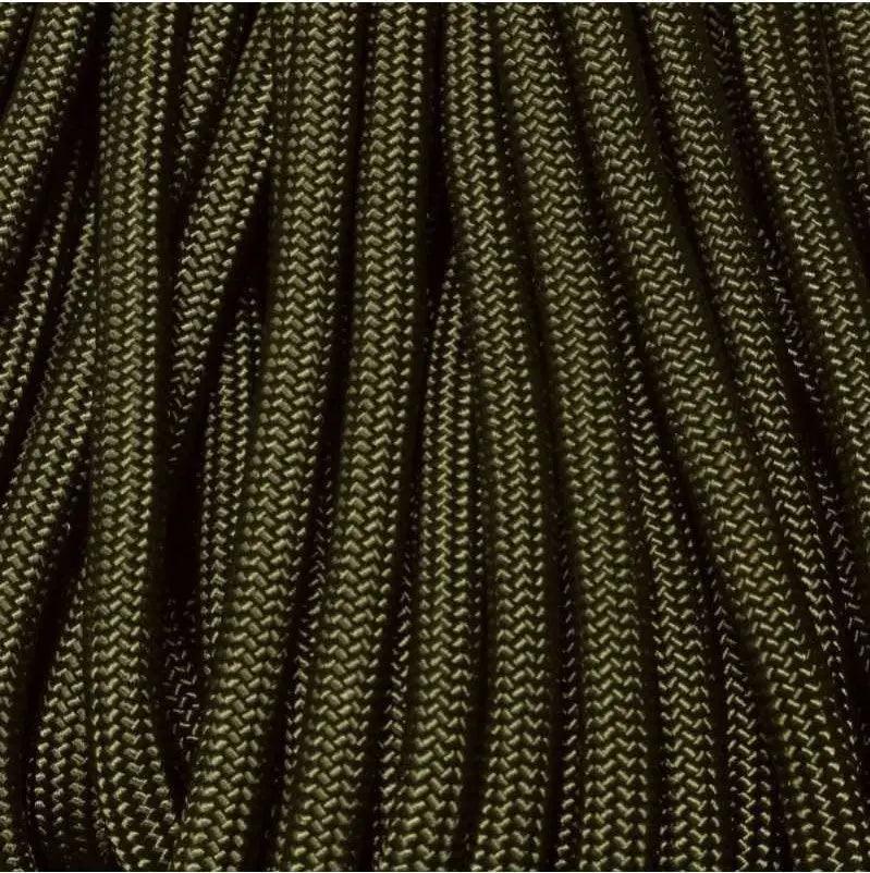 1/4" Nylon Paramax Rope Olive Drab (OD) Made in the USA (100 FT.) 100Feet 163- nylon/nylon paracord