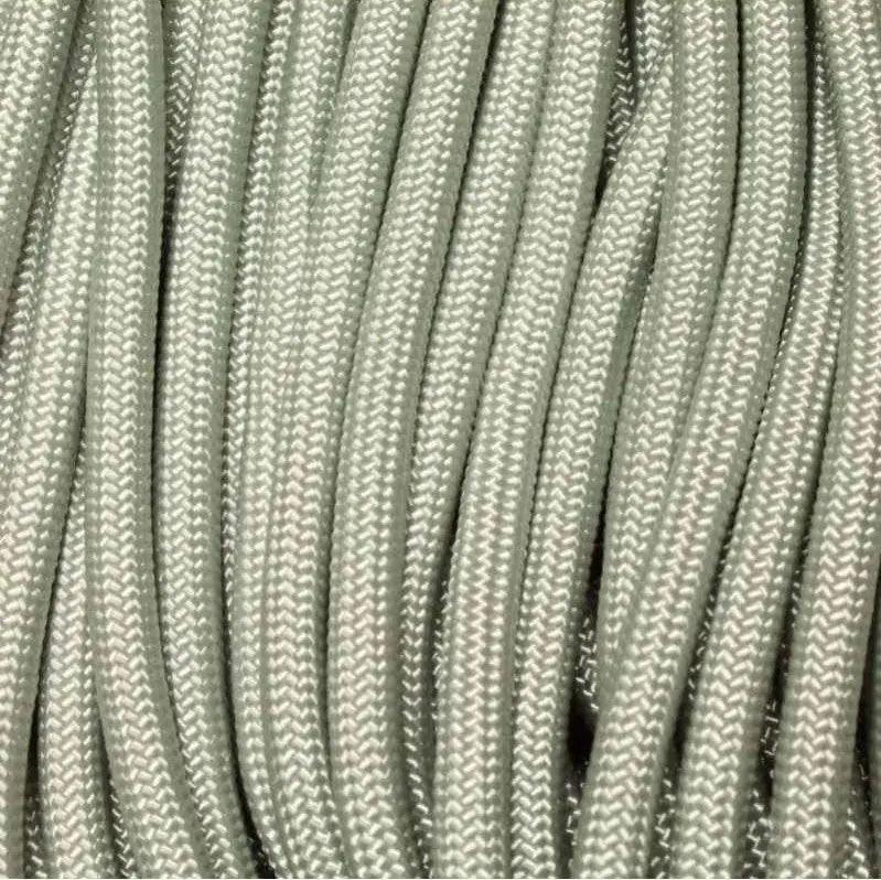 1/4" Nylon Paramax Rope Silver Gray / Grey Made in the USA (100 FT.) DefaultTitle 163- nylon/nylon paracord