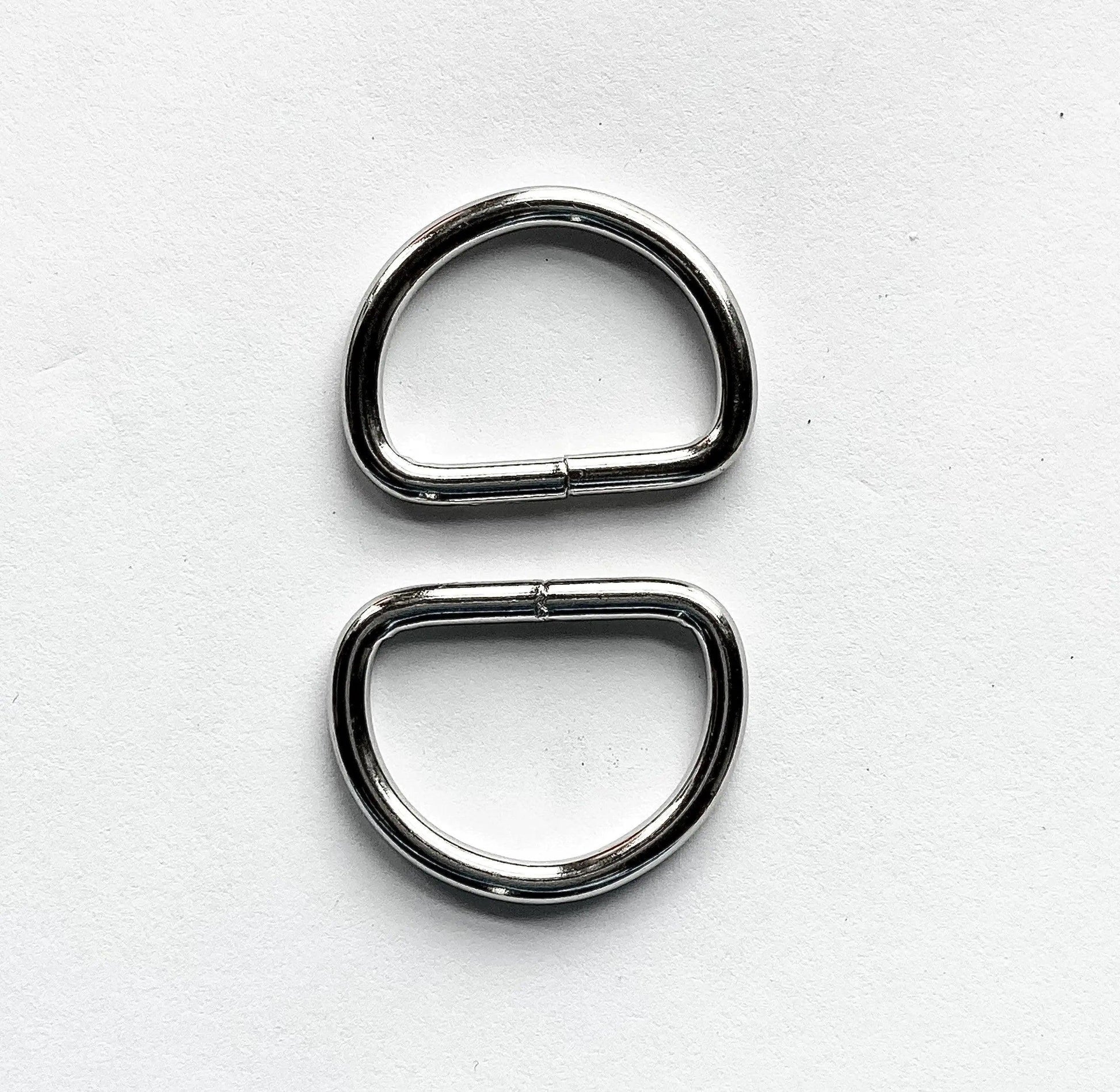 1 Inch Welded Steel D Ring (10 Pack)  paracordwholesale