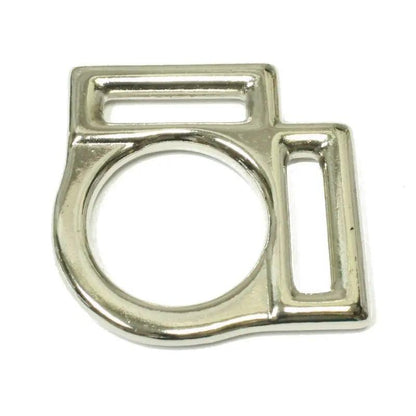 1 inch 2 sided Nickle Plated Zinc Halter Square (1 Pack) DefaultTitle paracordwholesale