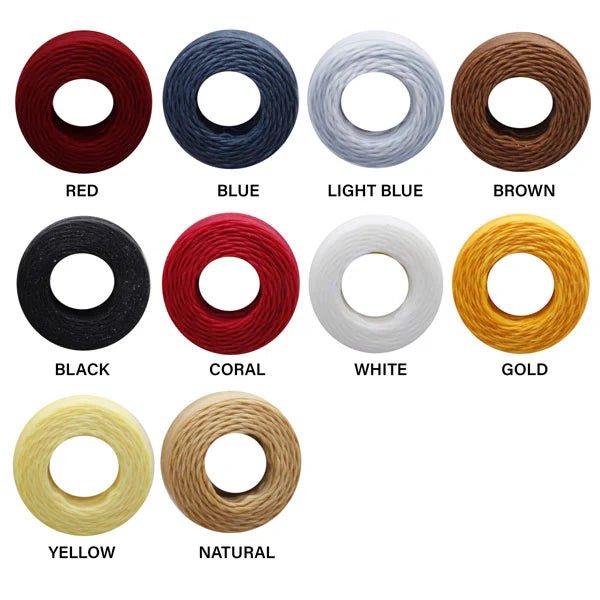 1 mm (3/64") Color Chart Silky Smooth Waxed Thread - Paracord Galaxy