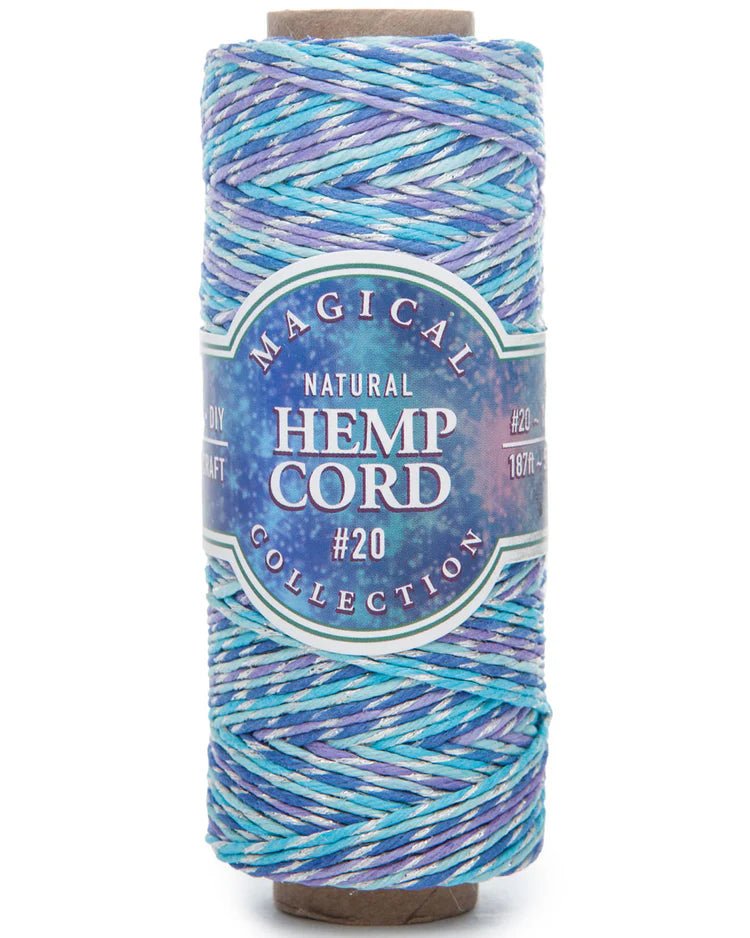 1 mm (3/64") Magical Mermaid Hemp Twine/Cord Spool - Paracord Galaxy