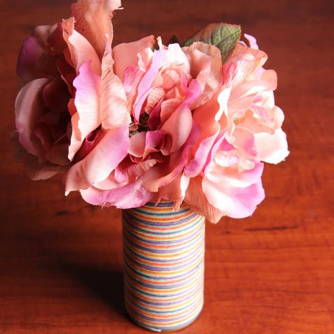 variegated hemp vase