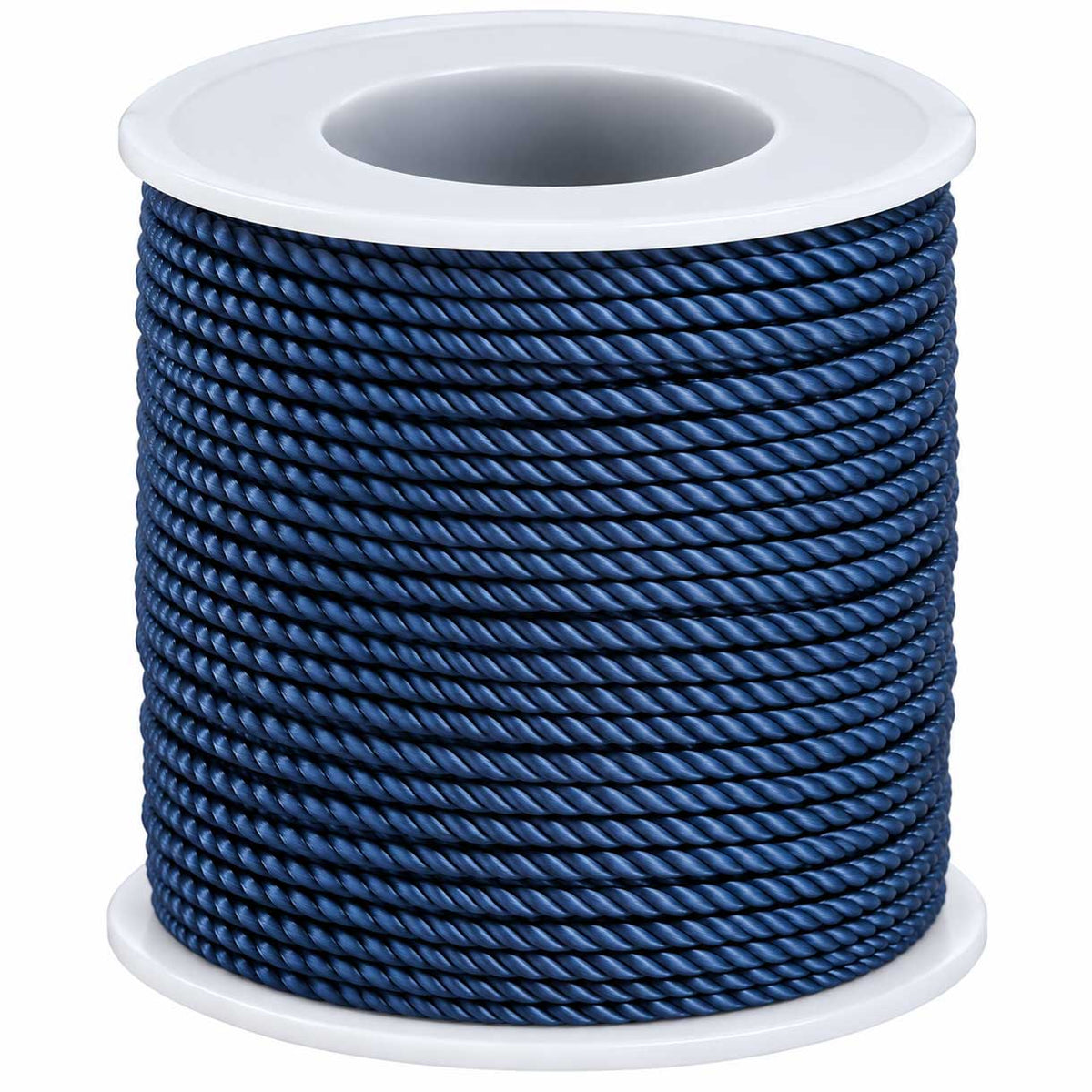 1.2 mm (3/64") Blue Cotton Macrame Cord 50 m (54.5 yd) 280-