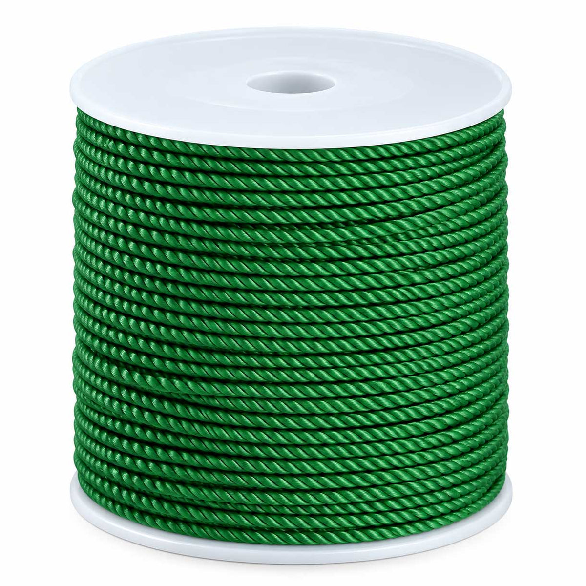 1.2 mm (3/64") Green Cotton Macrame Cord 50 m (54.5 yd) 280-