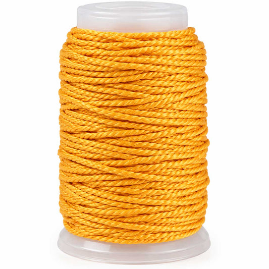 1.5 mm (1/16") Yellow/Gold Cotton Macrame Cord 22 m (24 yd) 280-