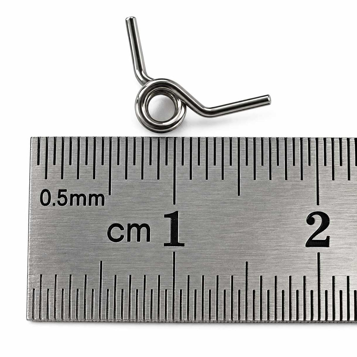 1.5 mm 304 Stainless Steel Barbed Wire Spring Bead/Charms (10 Pack) China