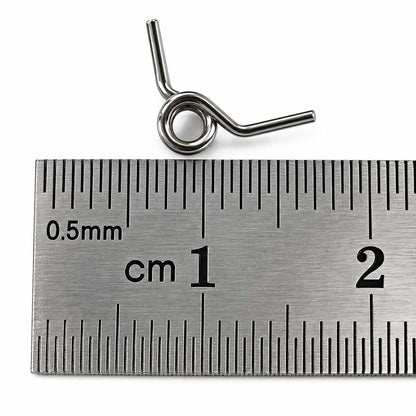 1.5 mm 304 Stainless Steel Barbed Wire Spring Bead/Charms (10 Pack) China
