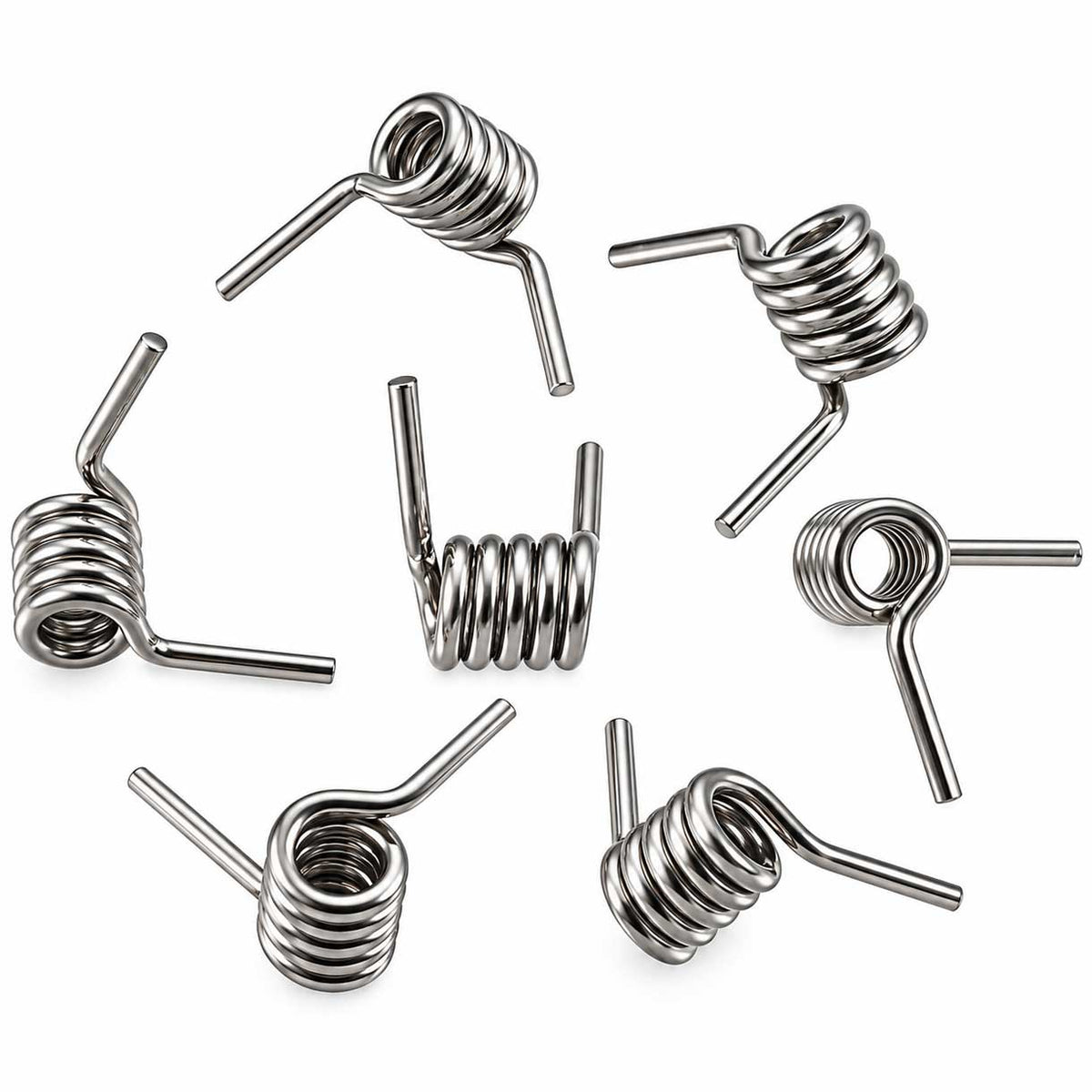 1.5 mm 304 Stainless Steel Barbed Wire Spring Bead/Charms (10 Pack) China