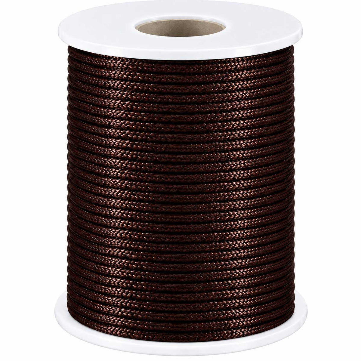 1.5 mm Coconut Brown Polyester Rattail Satin Cord/Thread 49.2 yd (45 m) 280-
