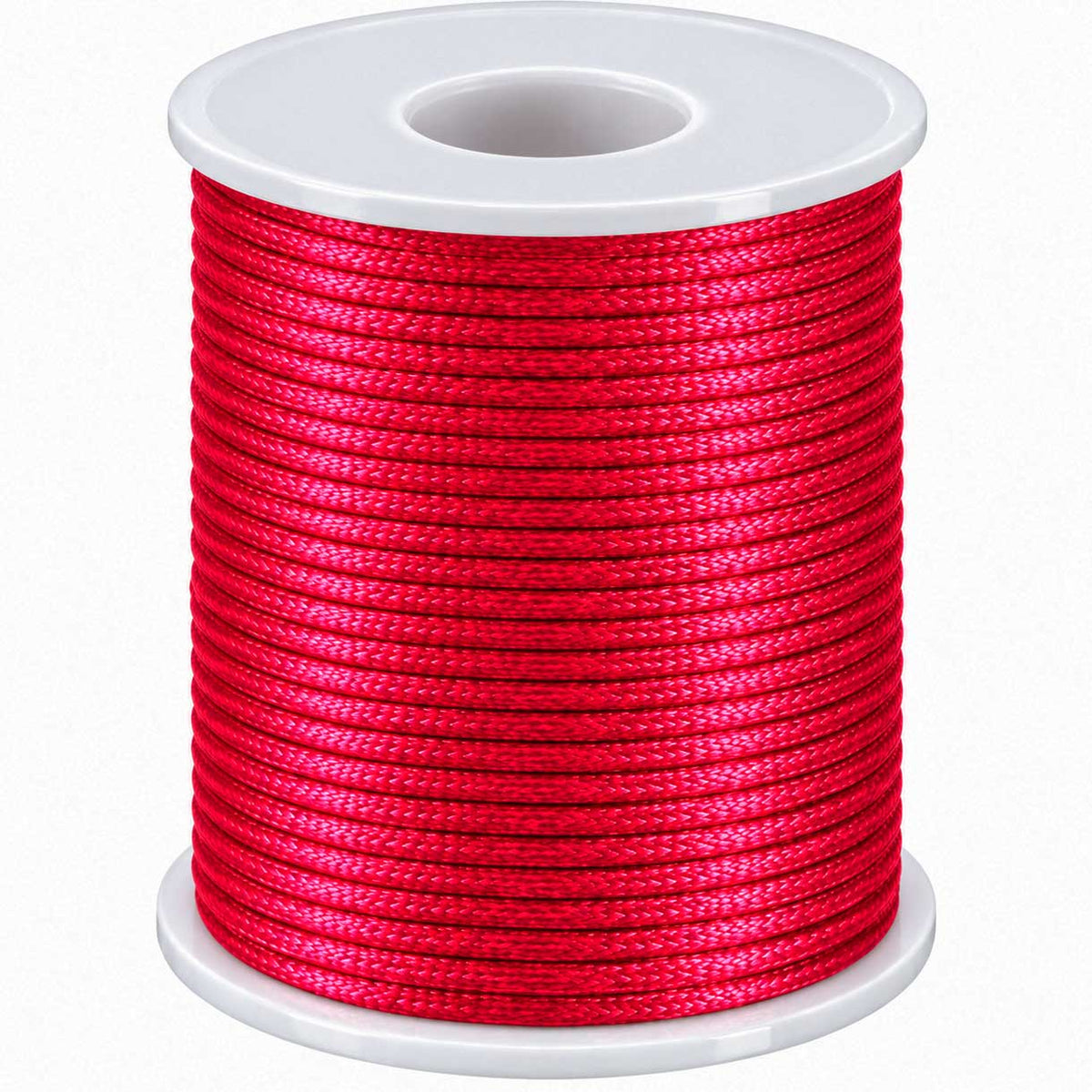 1.5 mm Fuchsia Polyester Rattail Satin Cord/Thread 49.2 yd (45 m) 280-