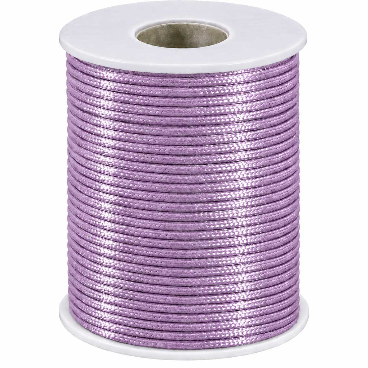 1.5 mm Lilac Polyester Rattail Satin Cord/Thread 49.2 yd (45 m) 280-