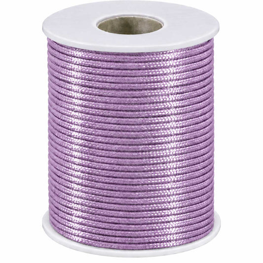 1.5 mm Lilac Polyester Rattail Satin Cord/Thread 49.2 yd (45 m) 280-