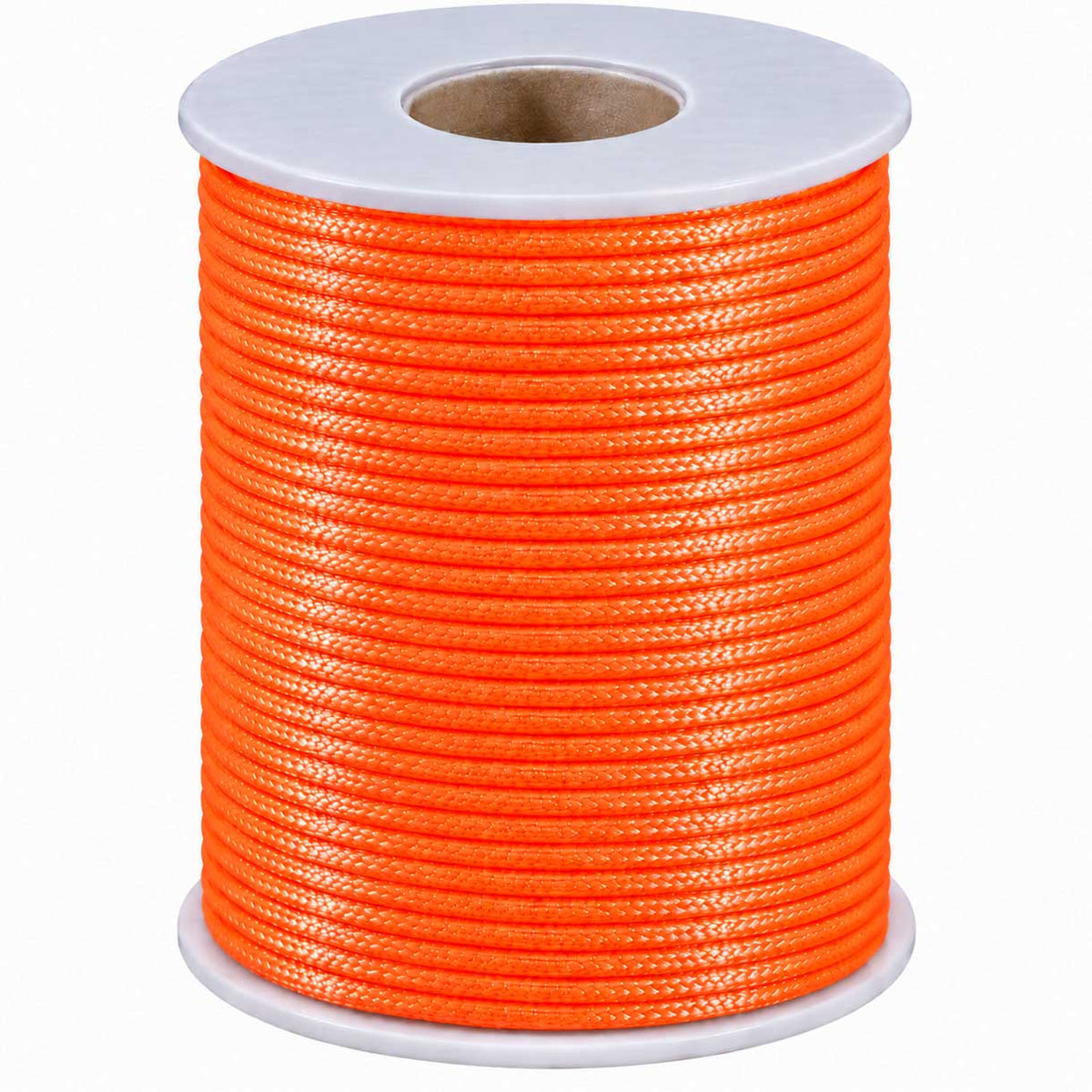 1.5 mm Orange/Coral Polyester Rattail Satin Cord/Thread 49.2 yd (45 m) 280-