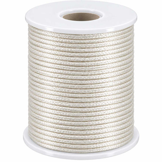 1.5 mm Pearl White Polyester Rattail Satin Cord/Thread 49.2 yd (45 m) 280-
