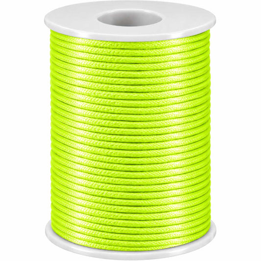 1.5 mm Yellow Green Polyester Rattail Satin Cord/Thread 49.2 yd (45 m) 280-