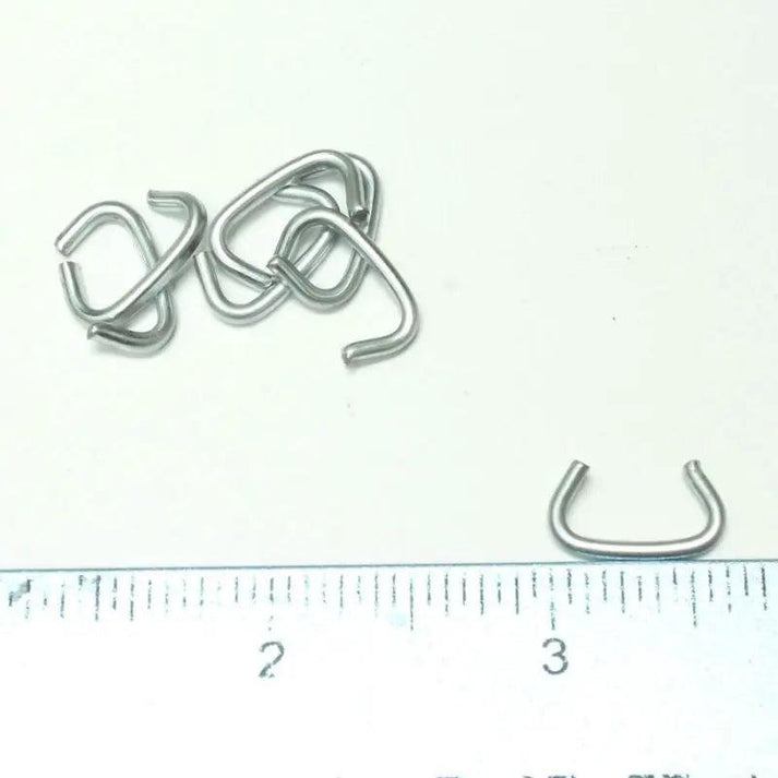Hog Rings for 1/4 Inch Bungee Cord or Shock Cord - 1/2 Inch