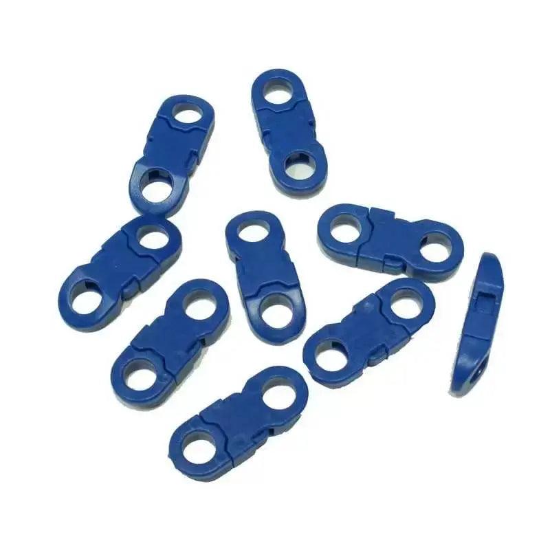 1/4 Inch Dark Blue Flat Side Release Buckles (10 pack) - Paracord Galaxy
