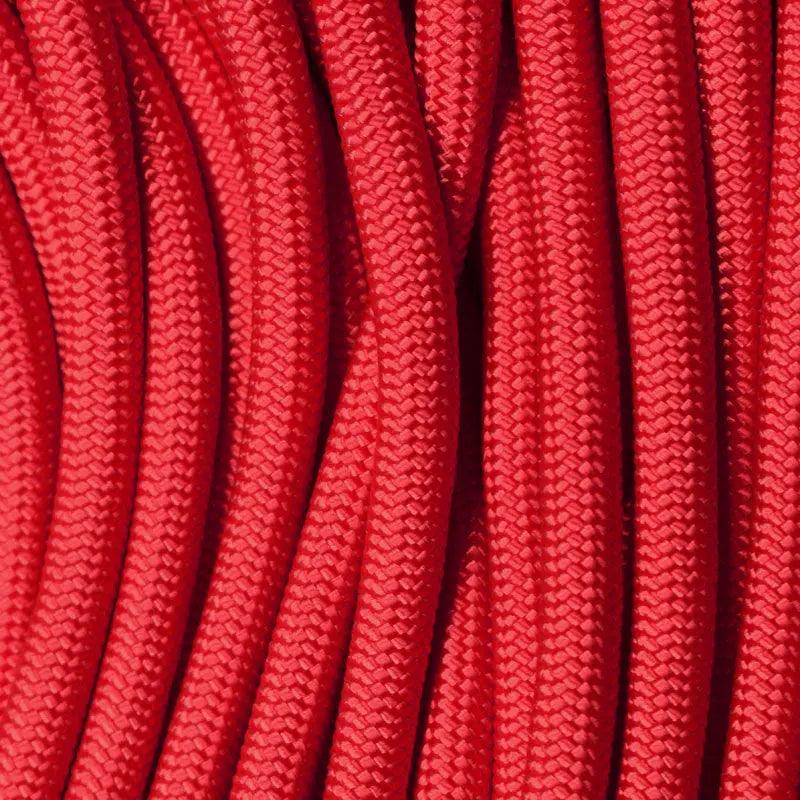 1/4" Nylon Paramax Rope Scarlet Made in the USA Nylon/Nylon (100 FT) - Paracord Galaxy