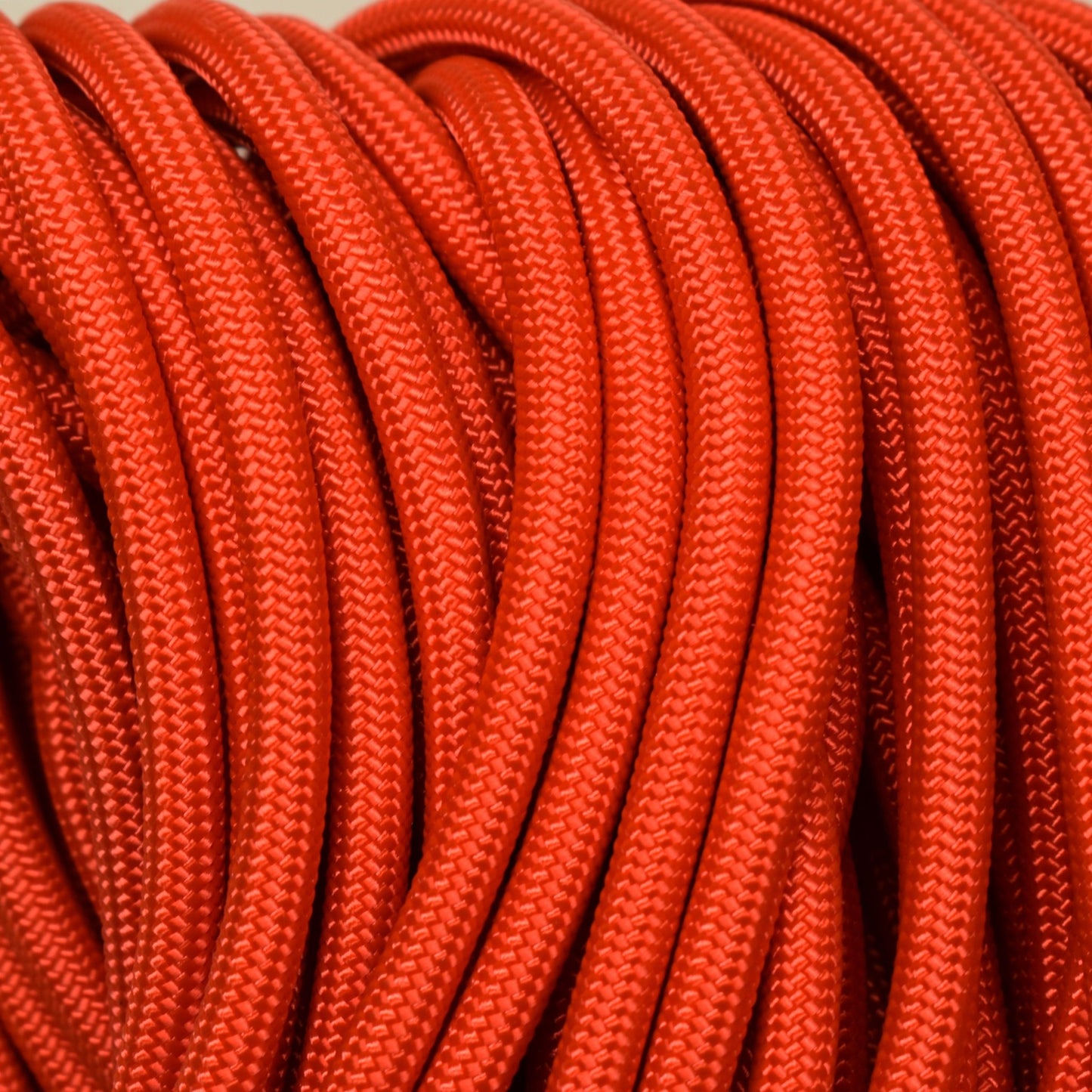 1/4" Nylon Paramax Rope Tangerine Made in the USA Nylon/Nylon (100 FT.) - Paracord Galaxy