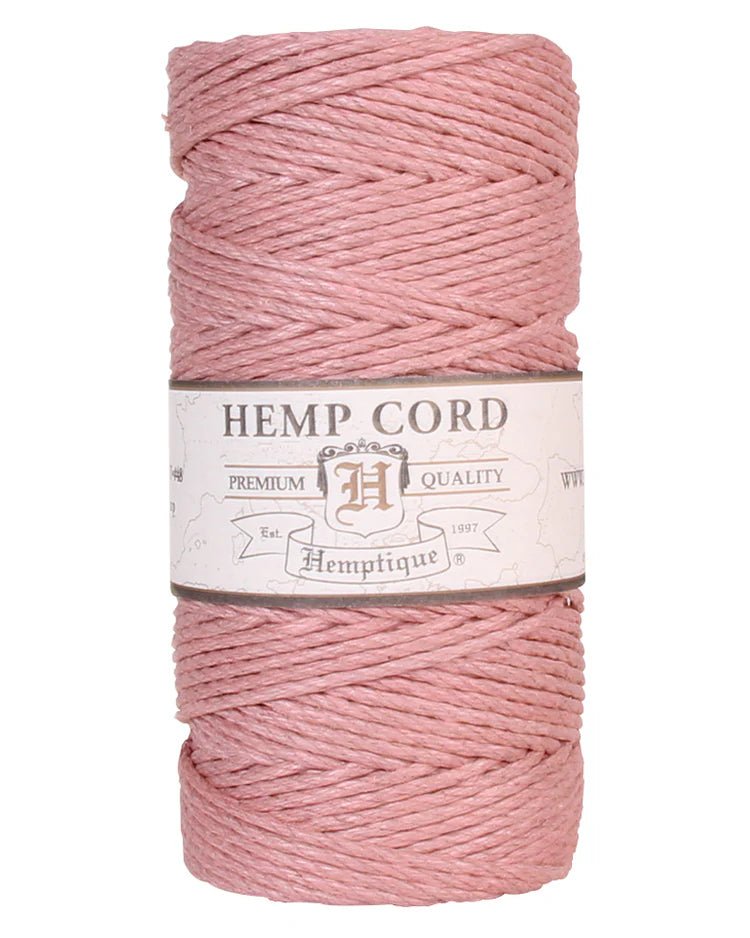 1.8 mm (5/64") Dusty Pink Hemp Twine/Cord Spool - Paracord Galaxy