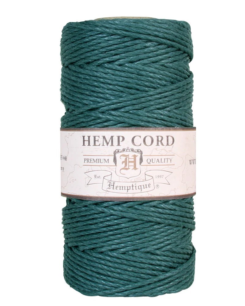 1.8 mm (5/64") Emerald Hemp Twine/Cord Spool - Paracord Galaxy