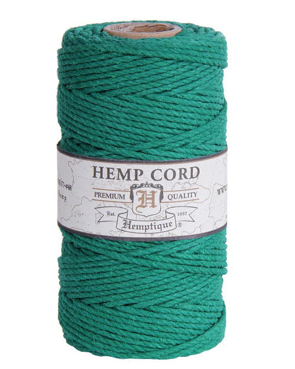 1.8 mm (5/64") Green Hemp Twine/Cord Spool - Paracord Galaxy