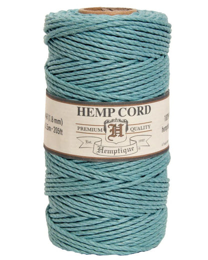 1.8 mm (5/64") Light Blue Hemp Twine/Cord Spool - Paracord Galaxy