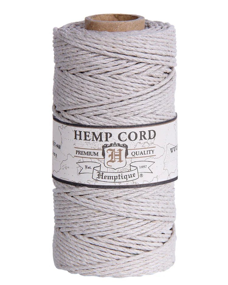 1.8 mm (5/64") Natural Hemp Twine/Cord Spool - Paracord Galaxy