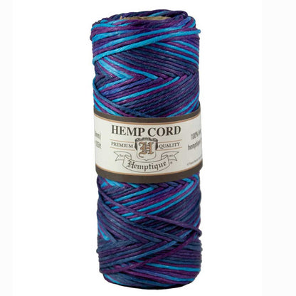 1.8 mm (5/64") Party Variegated Hemp Twine/Cord Spool 62.5 m (205 ft)