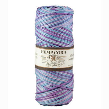 1.8 mm (5/64") Patel Variegated Hemp Twine/Cord Spool 62.5 m (205 ft)