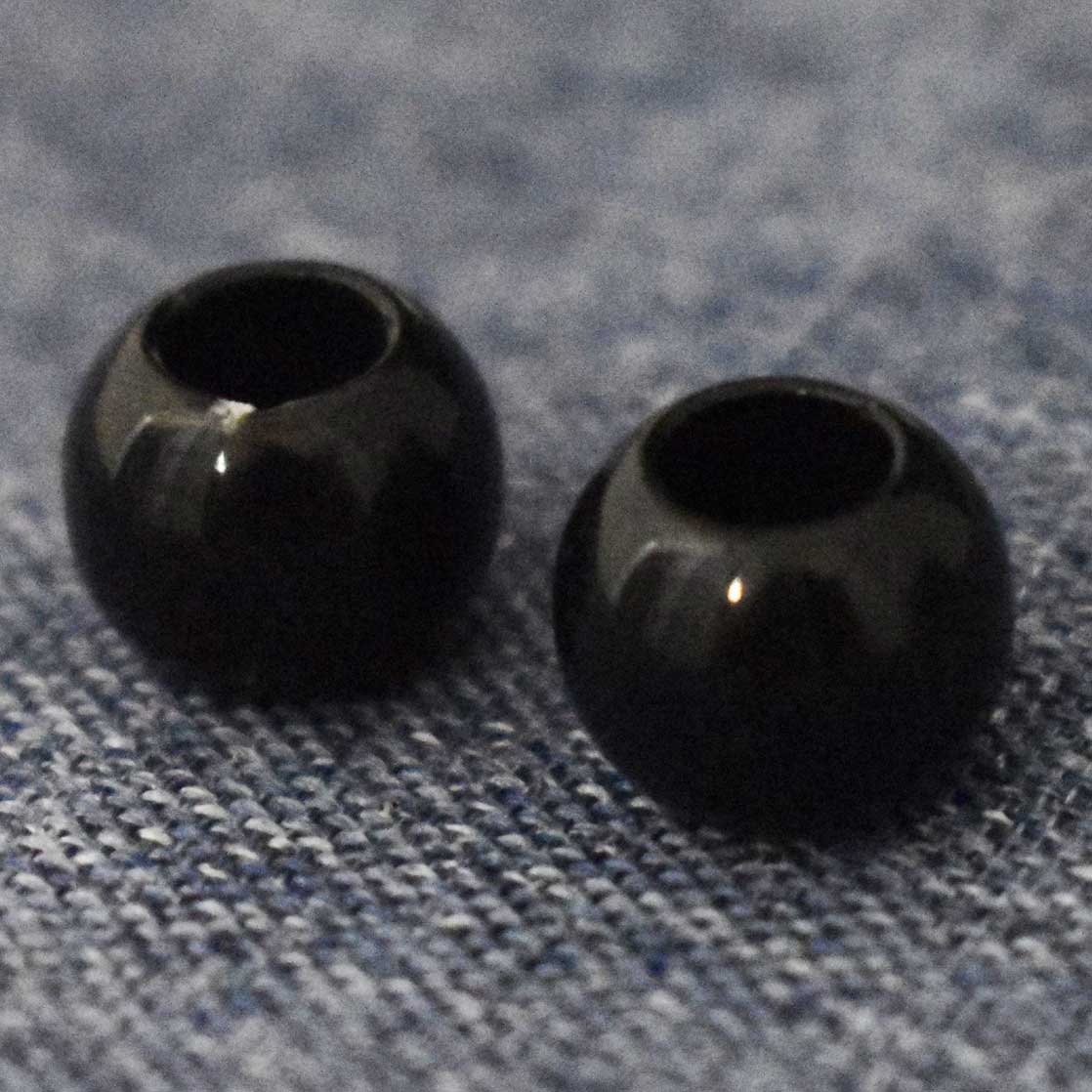 1,275 Pcs. Opaque Acrylic Black Bead/Charm (1 Set)