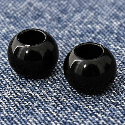 1,275 Pcs. Opaque Acrylic Black Bead/Charm (1 Set) 280-