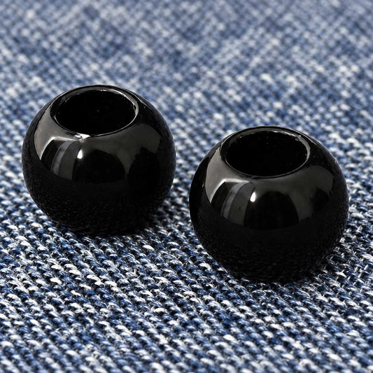 1,275 Pcs. Opaque Acrylic Black Bead/Charm (1 Set) 280-