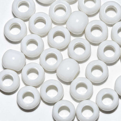 1,275 Pcs. Opaque Acrylic White Bead/Charm (1 Set) 280-