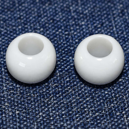 1,275 Pcs. Opaque Acrylic White Bead/Charm (1 Set) 280-