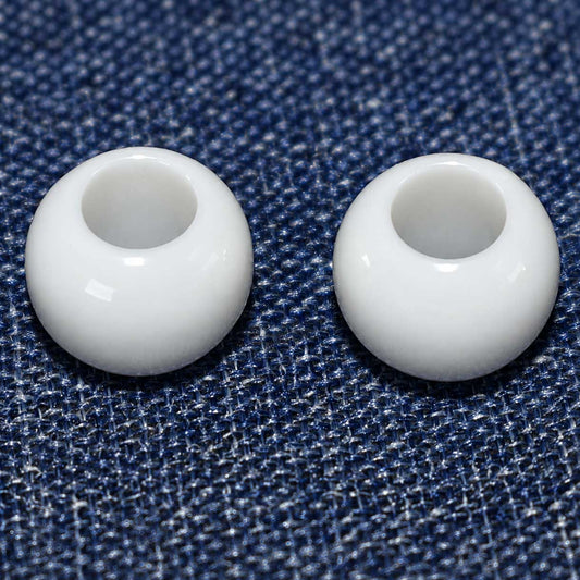 1,275 Pcs. Opaque Acrylic White Bead/Charm (1 Set) 280-