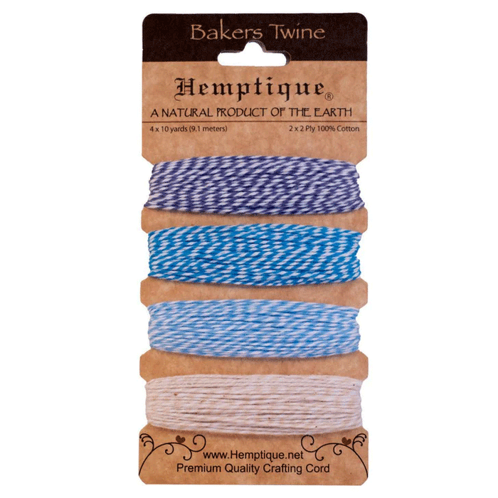 1 mm (3/64") Blueberry Cotton Bakers Twine/Cord 162-100