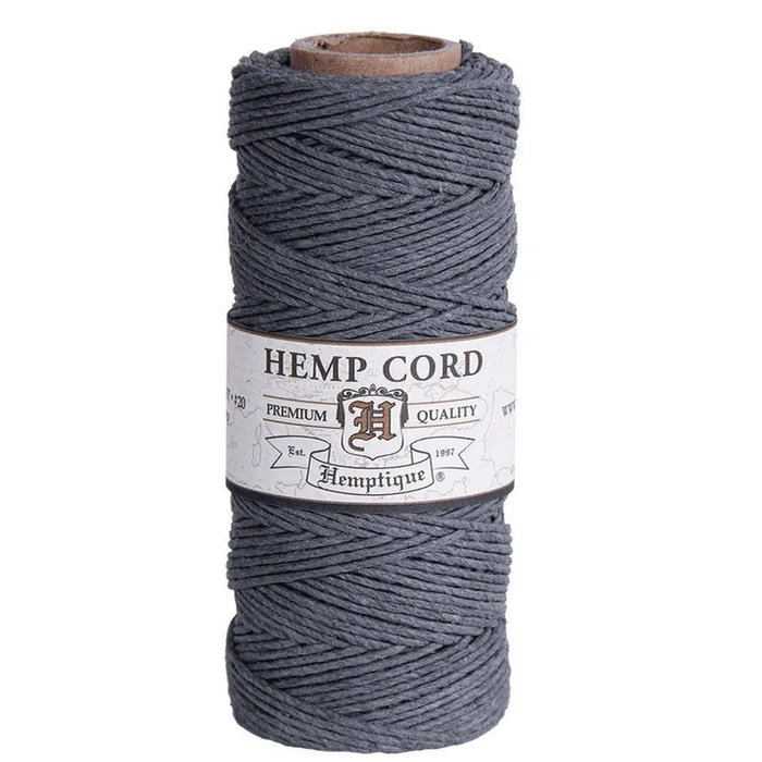 1 mm (3/64") Gray Hemp Twine/Cord Spool 162-203