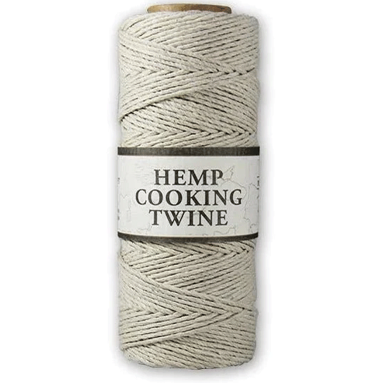 1 mm (3/64") Natural Hemp Cooking Twine/Cord Spool 162-107