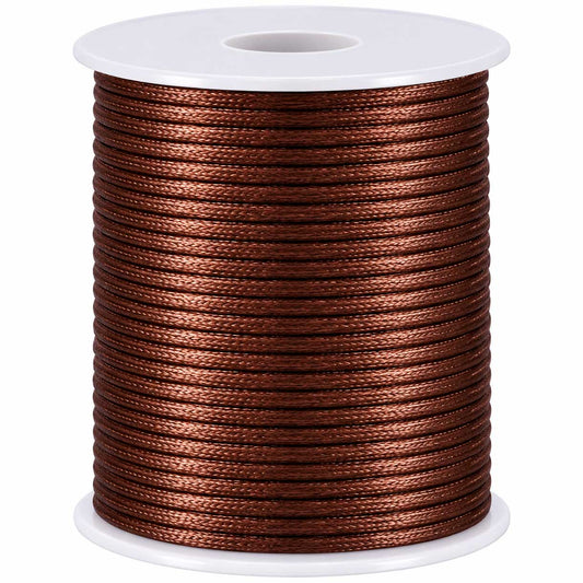 1 mm Camel Nylon Rattail Satin Cord/Thread 32.8 yd (30 m) 280-